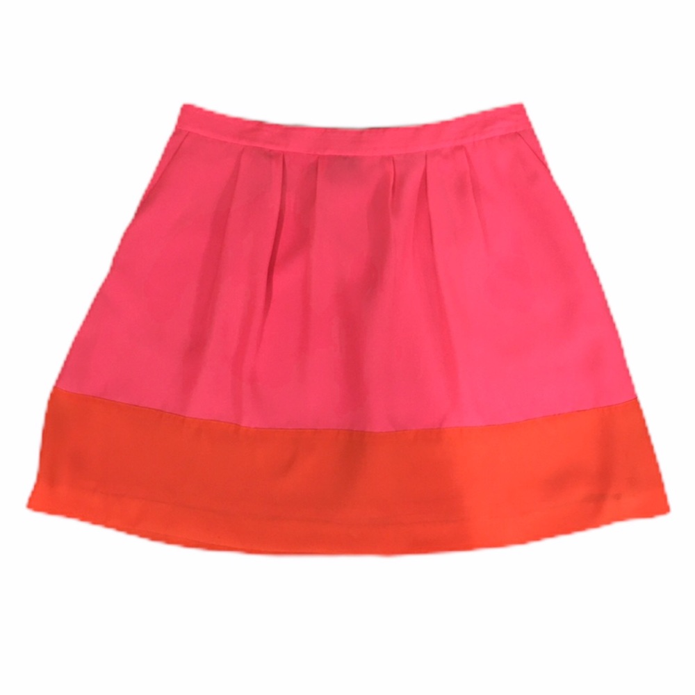 J Crew pleated circle skirt